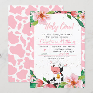 Einladung zur Baby-Dusche von Heiliger Kuh