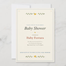 Einladung zur Babyparty an der Amalfiküste