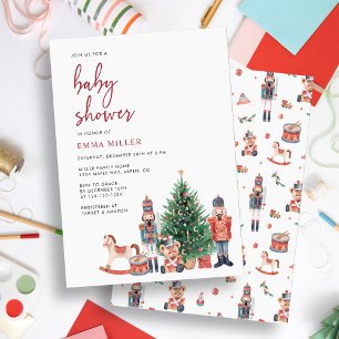 Einladung zur Babyparty an Weihnachten