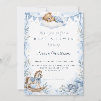 Einladung zur Babyparty für den kleinen Bären im P