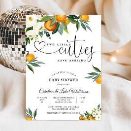 Einladung zur Babyparty für die zwei kleinen Süßen