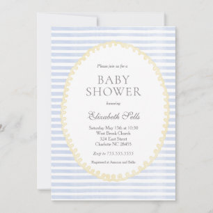 Einladung zur Babyparty für einen Jungen