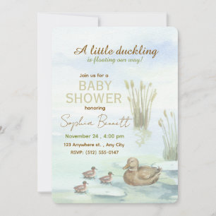 Einladung zur Babyparty für Ente & Entenküken