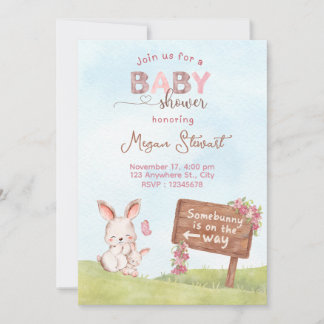 Einladung zur Babyparty SomeBunny