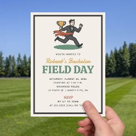 Einladung zur Bachelor Party am Feldtag