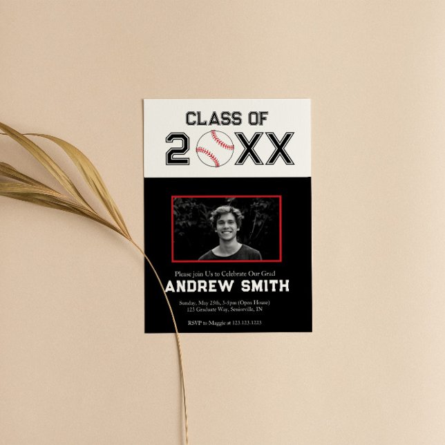 Einladung zur Baseball-Graduierungspartei (Von Creator hochgeladen)