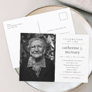 Einladung zur Beerdigung von Fotos