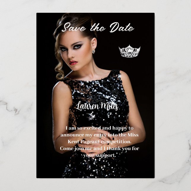 Einladung zur Bekanntgabe von Informationen (Vorderseite)