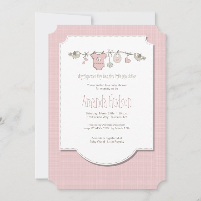 Einladung zur Bekleidung von Kleinvögeln (Vorderseite)