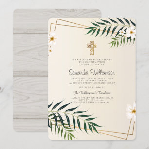 Einladung zur Bestätigung der geometrischen Blüten