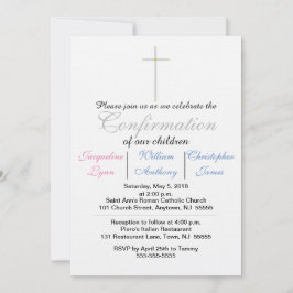 Einladung zur Bestätigung von Blue Pink Triplets