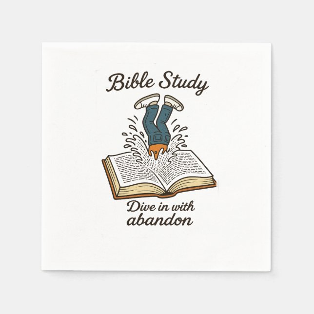 Einladung zur Biologie Serviette (Vorderseite)