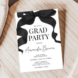 Einladung zur Black Bow Graduation Party