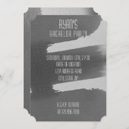 Einladung zur Black & Gray Bachelor Party
