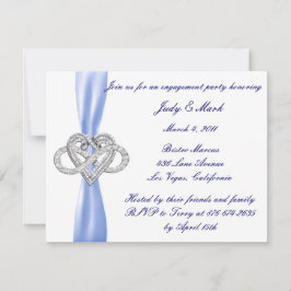 Einladung zur Blue Infinity Heart Engagement Party