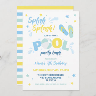 Einladung zur Blue Pool Party