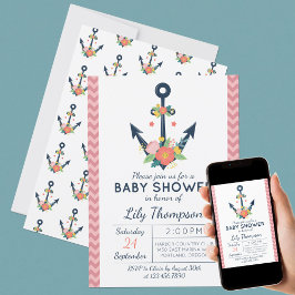 Einladung zur Blumendusche der Nautic Anchor