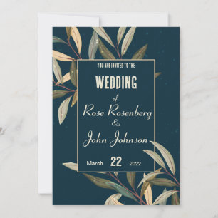 Einladung zur Blumenhochzeit