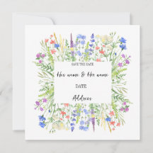 Einladung zur Blumenhochzeit