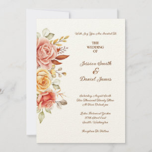 Einladung zur Blumenhochzeit