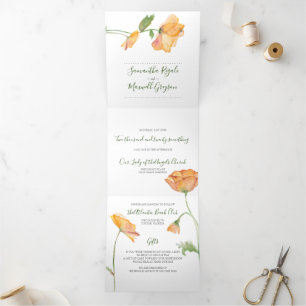 Einladung zur Blumenhochzeit
