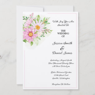 Einladung zur Blumenhochzeit
