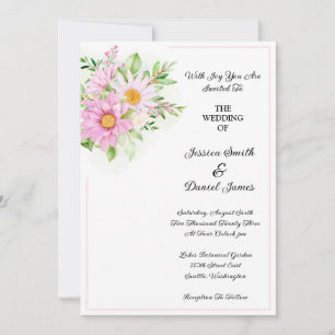 Einladung zur Blumenhochzeit