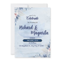 Einladung zur Blumenhochzeit