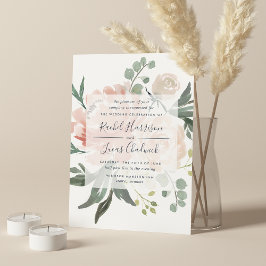 Einladung zur Blumenhochzeit im Sommer