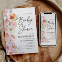 Einladung zur Blumenkinderdusche | Blume Fiesta