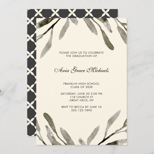 Einladung zur botanischen Graduiertengruppe (Vorne/Hinten)