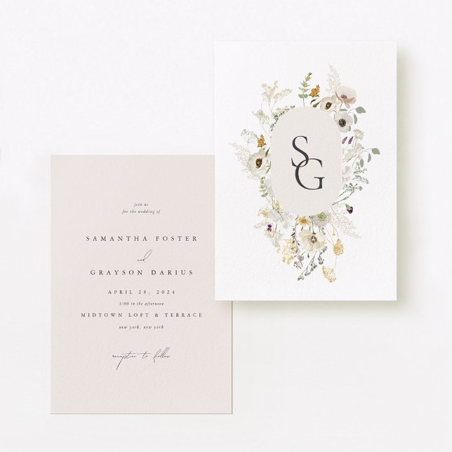 Einladung zur botanischen Hochzeit (Von Creator hochgeladen)