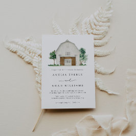 Einladung zur Braut, Rustikale Hochzeit