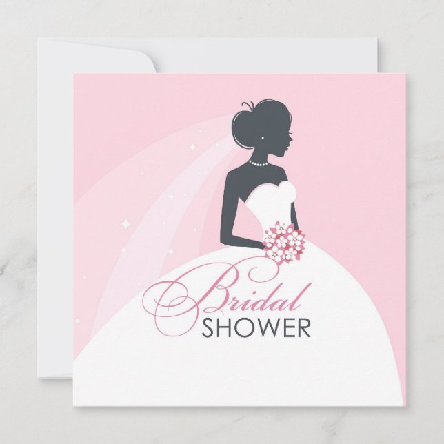 Einladung zur Brautparty-Flachkarte (Vorderseite)