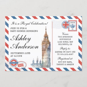 Einladung zur British Baby Shower