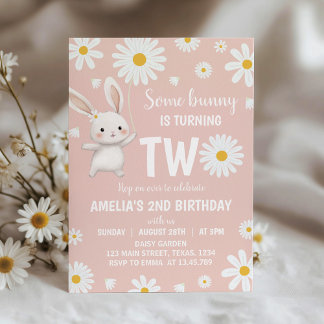Einladung zur Bunny Daisy Geburtstagsparty