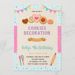 Einladung zur Cookie-Verzierungs-Party