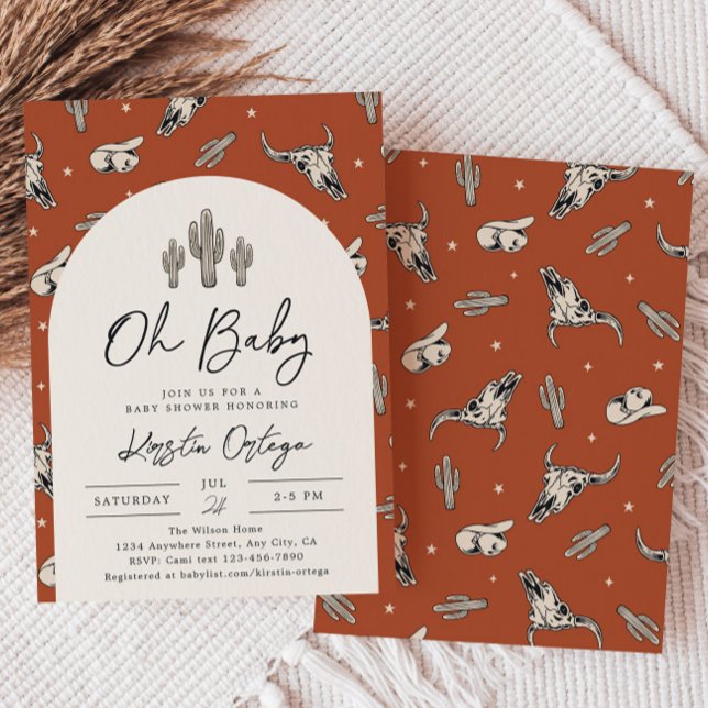 Einladung zur Dusche im Südwesten | Western Baby (Von Creator hochgeladen)