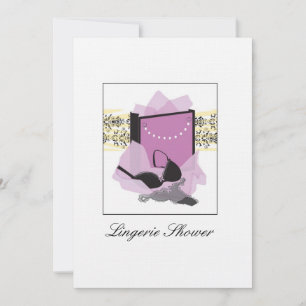 Einladung zur Dusche von Lingerie