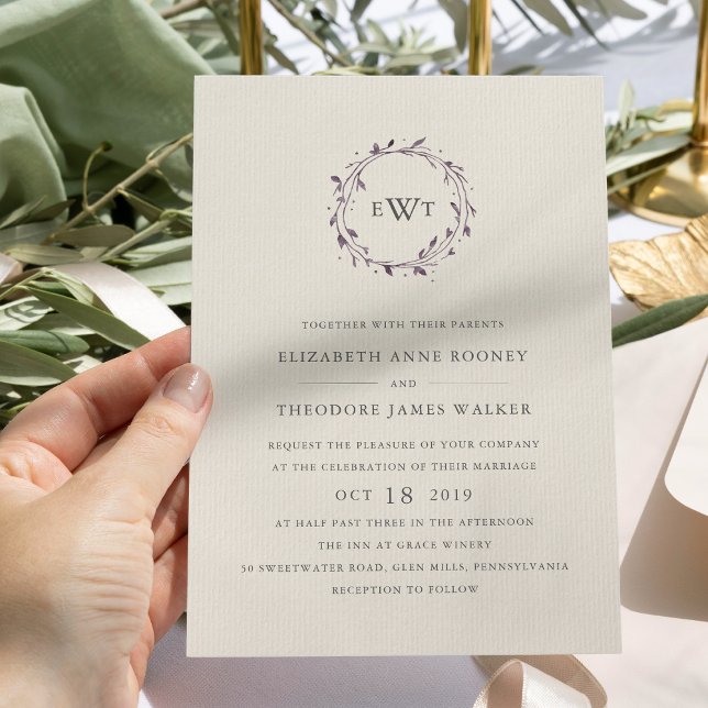 Einladung zur Einberufung eines Monogram-Wraath |  (Von Creator hochgeladen)