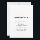 Einladung zur einfachen kalligraphischen Hochzeits<br><div class="desc">Diese einfache kalligraphische Hochzeitsbrunch-Einladung ist perfekt für einen eleganten Hochzeitsbrunch. Das klassische Design besticht durch rustikale schwarz-weiße Typografie mit modernem minimalistischem Ambiente.</div>