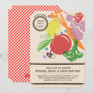 Einladung zur einheimischen Baby-Dusche