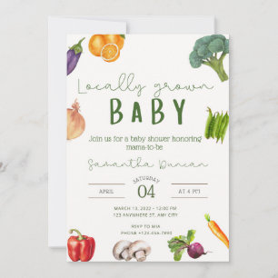 Einladung zur einheimischen Baby-Dusche