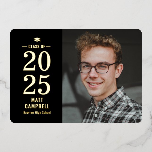 Einladung zur Einladung des Abschlusses auf der Ba (Vorderseite)