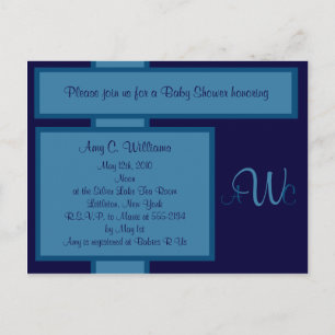 Einladung zur Einladung eines eleganten Monogram-D