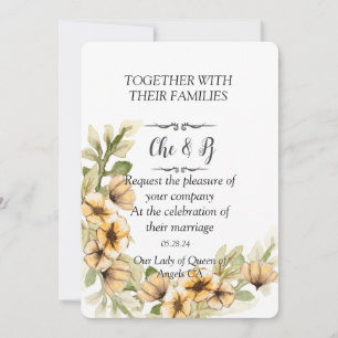 Einladung zur Einladung zur Hochzeitskarte