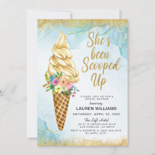 Einladung zur Eiscreme-Brautdusche