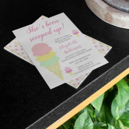 Einladung zur Eiscreme-Brautdusche