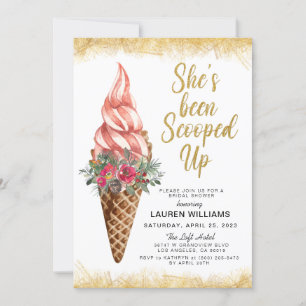 Einladung zur Eiscreme-Brautdusche