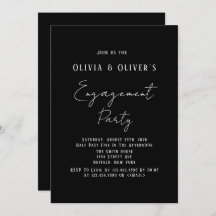 Einladung zur eleganten Black Krawatte